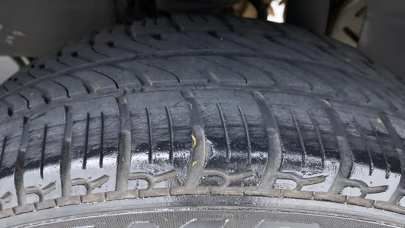 2017 Tata Nano TWIST XTA, Petrol, Automatic, 22,679 km, Left Rear Tyre Tread