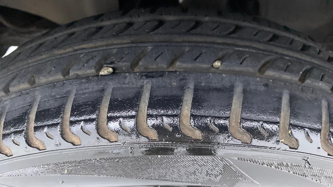 2017 Tata Nano TWIST XTA, Petrol, Automatic, 22,679 km, Left Front Tyre Tread