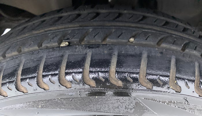 2017 Tata Nano TWIST XTA, Petrol, Automatic, 22,679 km, Left Front Tyre Tread