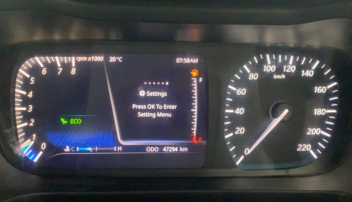 2023 Tata ALTROZ XZ + SUNROOF, Petrol, Manual, 47,293 km, Odometer Image