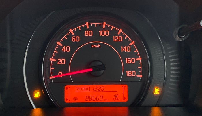 2019 Maruti New Wagon-R LXI CNG 1.0 L, CNG, Manual, 88,716 km, Odometer Image
