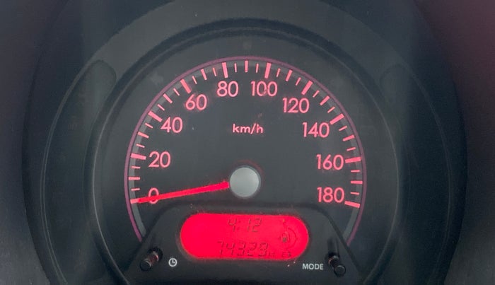 2013 Maruti A Star VXI, Petrol, Manual, 74,404 km, Odometer Image