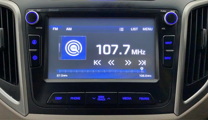 2016 Hyundai Creta SX PLUS AT 1.6 PETROL, Petrol, Automatic, 55,857 km, Infotainment System