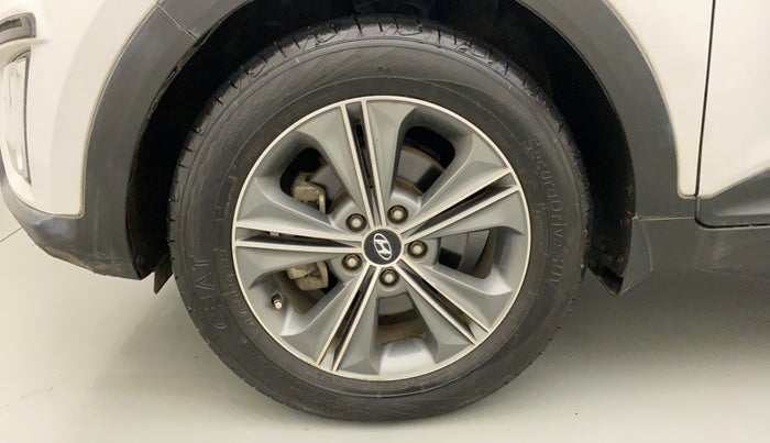 2016 Hyundai Creta SX PLUS AT 1.6 PETROL, Petrol, Automatic, 55,857 km, Left Front Wheel