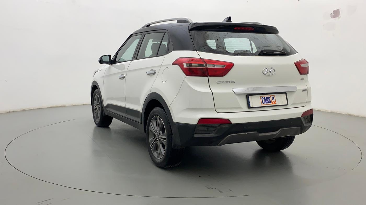 2016 Hyundai Creta SX PLUS AT 1.6 PETROL, Petrol, Automatic, 55,857 km, Left Back Diagonal