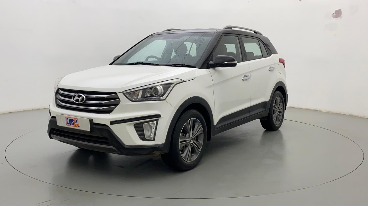 2016 Hyundai Creta SX PLUS AT 1.6 PETROL, Petrol, Automatic, 55,857 km, Left Front Diagonal