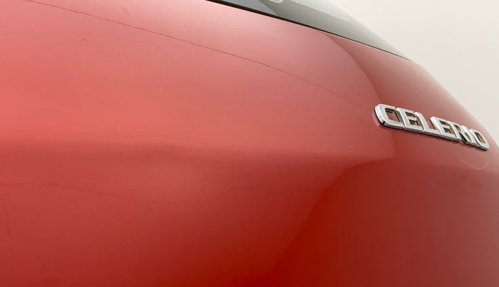 2014 Maruti Celerio VXI AMT, Petrol, Automatic, 94,381 km, Dicky (Boot door) - Slightly dented