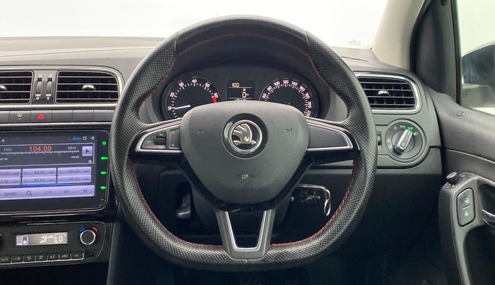 2020 Skoda Rapid STYLE 1.0TSI MT, Petrol, Manual, 40,487 km, Steering Wheel Close Up