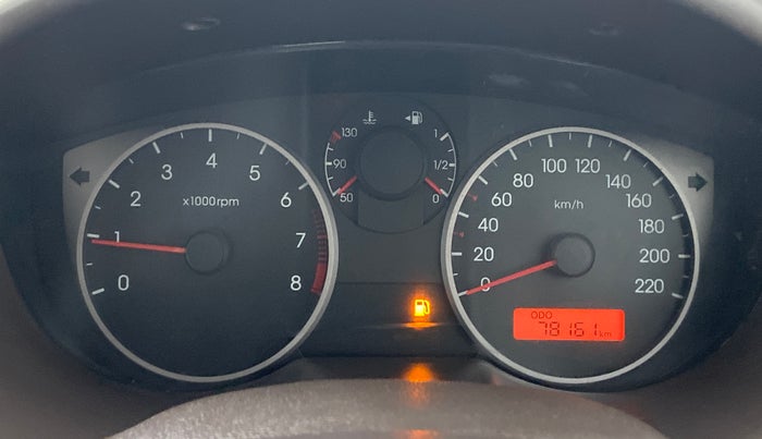2009 Hyundai i20 ASTA 1.2, Petrol, Manual, 77,860 km, Odometer Image