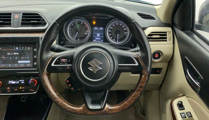 2018 Maruti Dzire ZXI PLUS AMT, Petrol, Automatic, 76,409 km, Steering Wheel Close Up