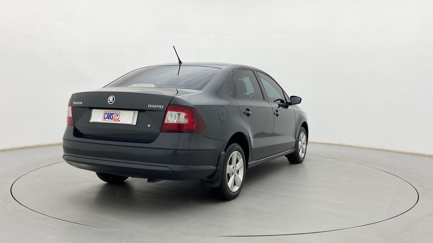 2016 Skoda Rapid 1.5 TDI MT AMBITION, CNG, Manual, 73,005 km, Right Back Diagonal