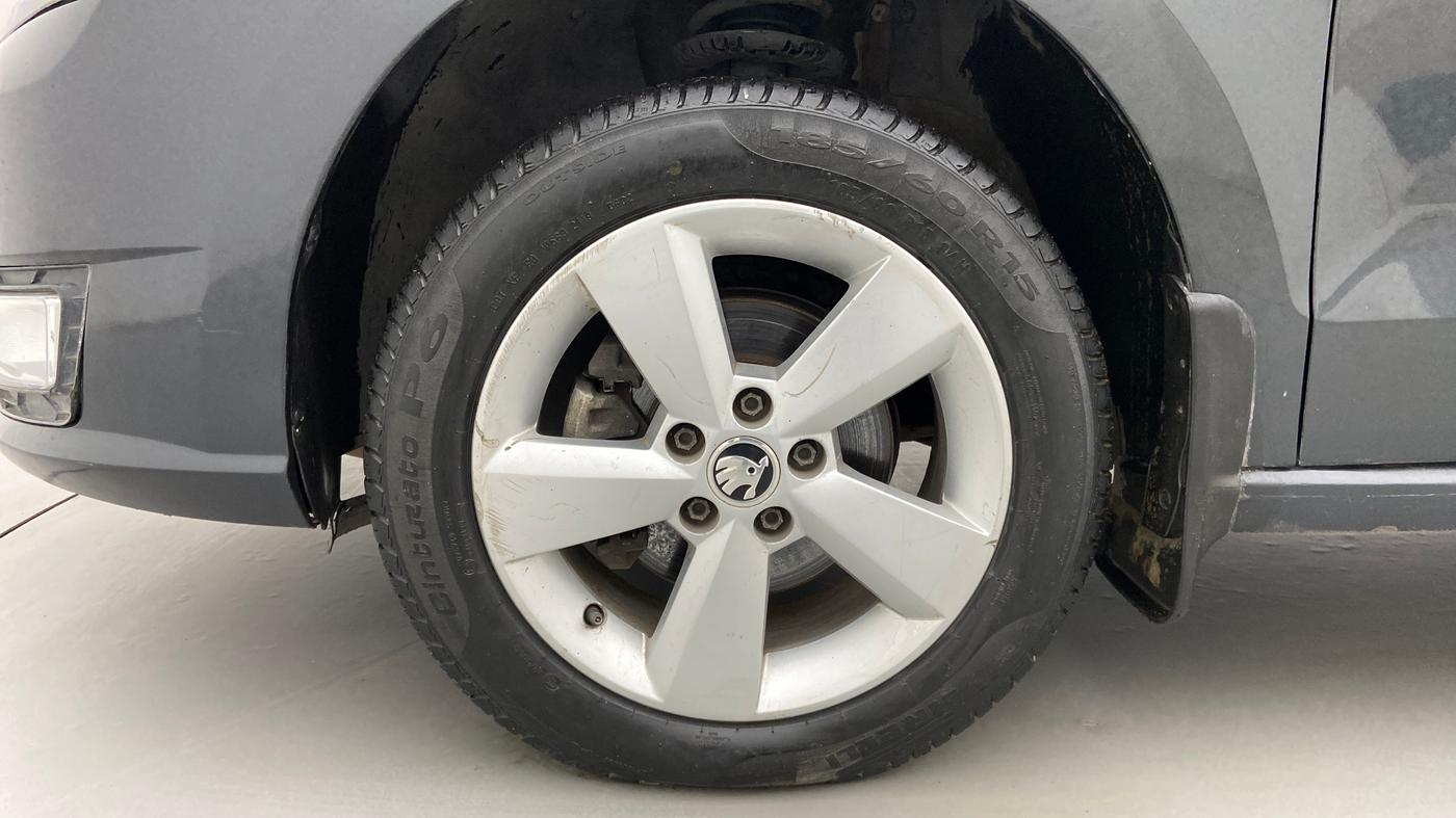 2016 Skoda Rapid 1.5 TDI MT AMBITION, CNG, Manual, 73,005 km, Left Front Wheel