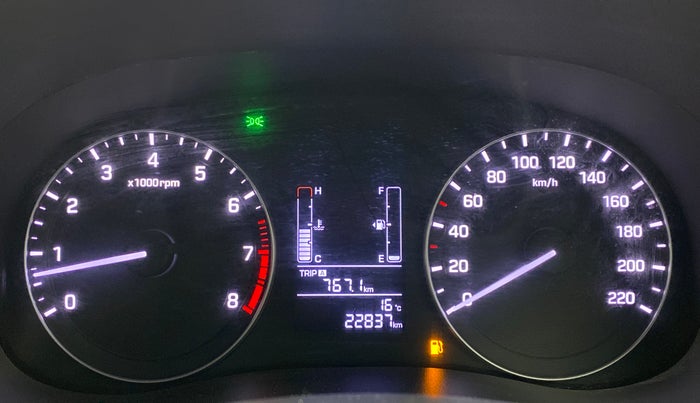 2017 Hyundai Creta 1.6 SX PLUS PETROL, Petrol, Manual, 22,872 km, Odometer Image