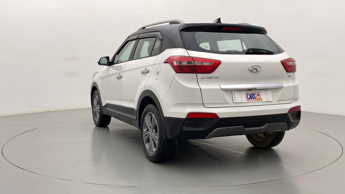2017 Hyundai Creta 1.6 SX PLUS PETROL, Petrol, Manual, 22,872 km, Left Back Diagonal