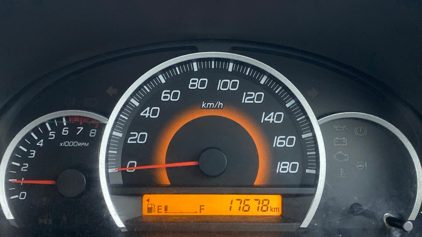 2014 Maruti Wagon R 1.0 VXI, Petrol, Manual, 17,744 km, Odometer Image