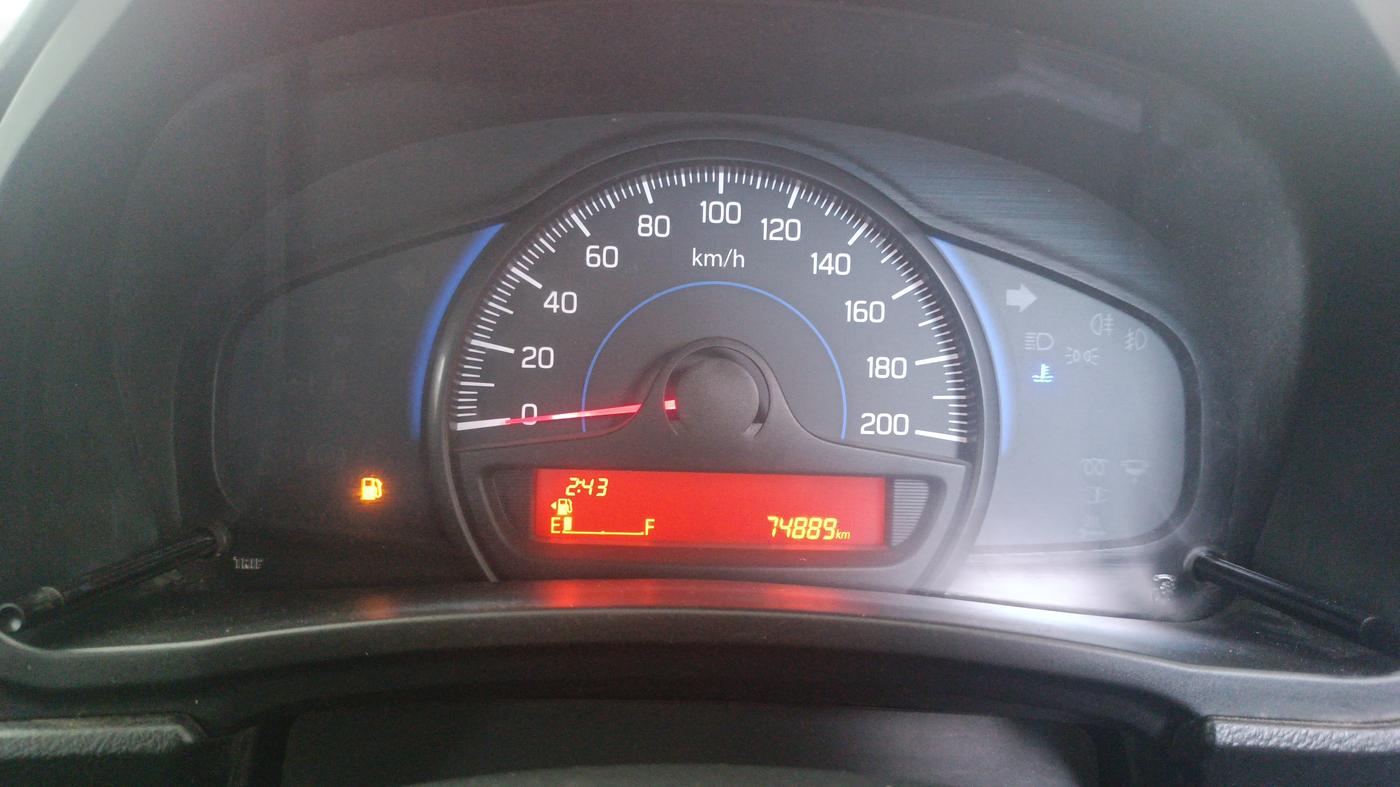 2016 Maruti Baleno SIGMA PETROL 1.2, Petrol, Manual, 74,937 km, Odometer Image
