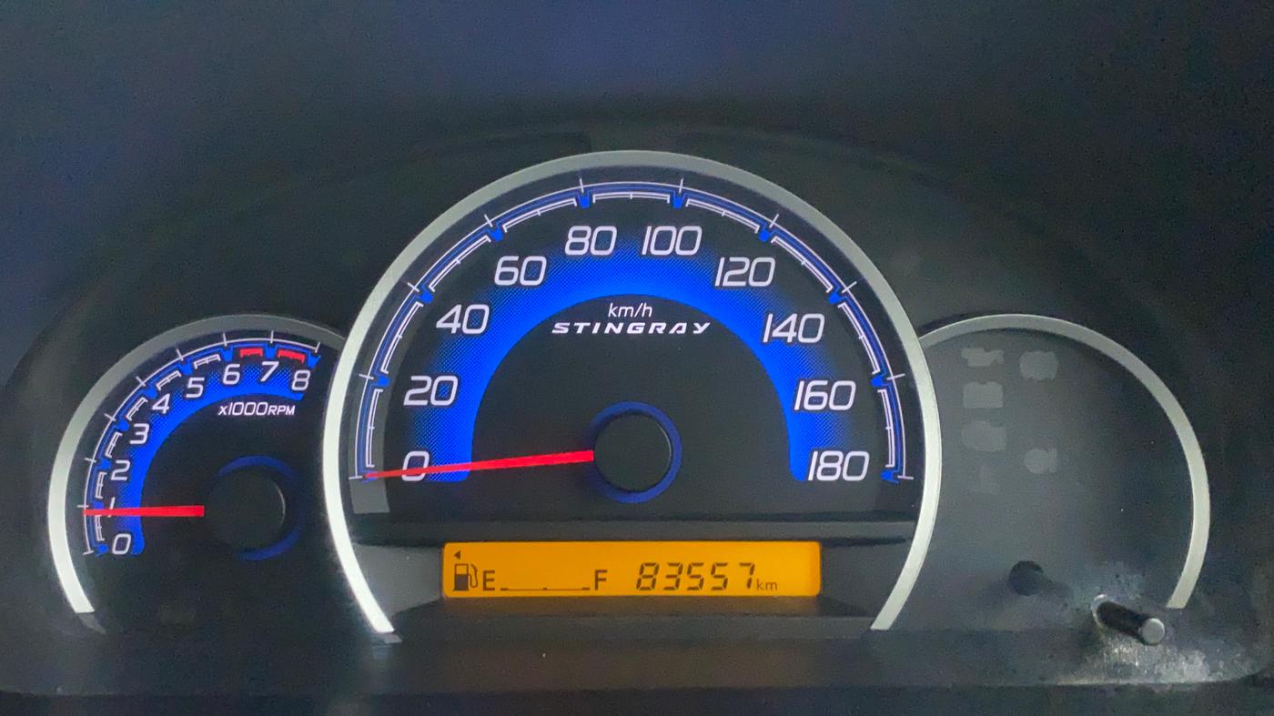 2013 Maruti Wagon R Stingray VXI, Petrol, Manual, 83,077 km, Odometer Image