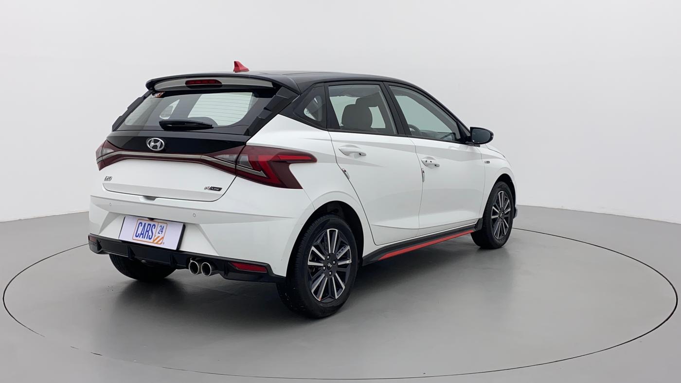 2022 Hyundai NEW I20 N LINE N8 1.0 TURBO GDI DCT, Petrol, Automatic, 7,454 km, Right Back Diagonal