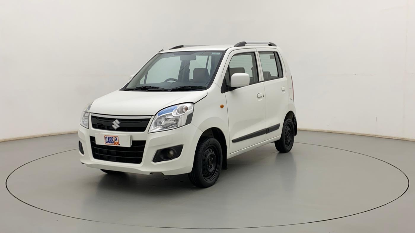 2014 Maruti Wagon R 1.0 VXI, Petrol, Manual, 69,455 km, Left Front Diagonal