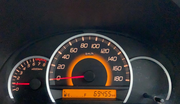 2014 Maruti Wagon R 1.0 VXI, Petrol, Manual, 69,455 km, Odometer Image