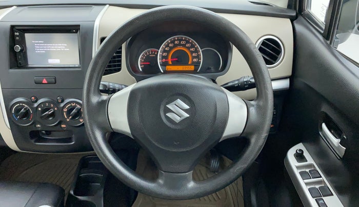2014 Maruti Wagon R 1.0 VXI, Petrol, Manual, 69,455 km, Steering Wheel Close Up