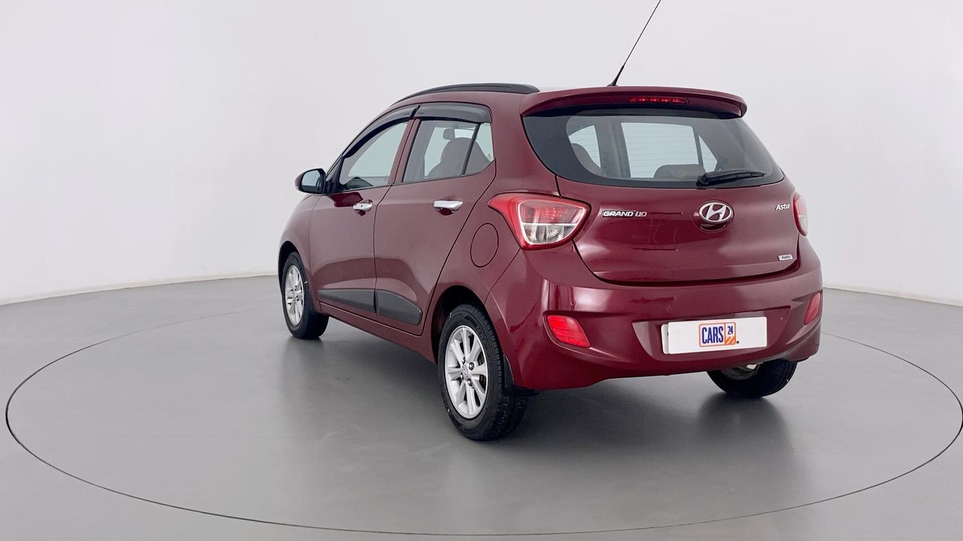 2016 Hyundai Grand i10 ASTA AT 1.2 KAPPA VTVT, Petrol, Automatic, 73,423 km, Left Back Diagonal