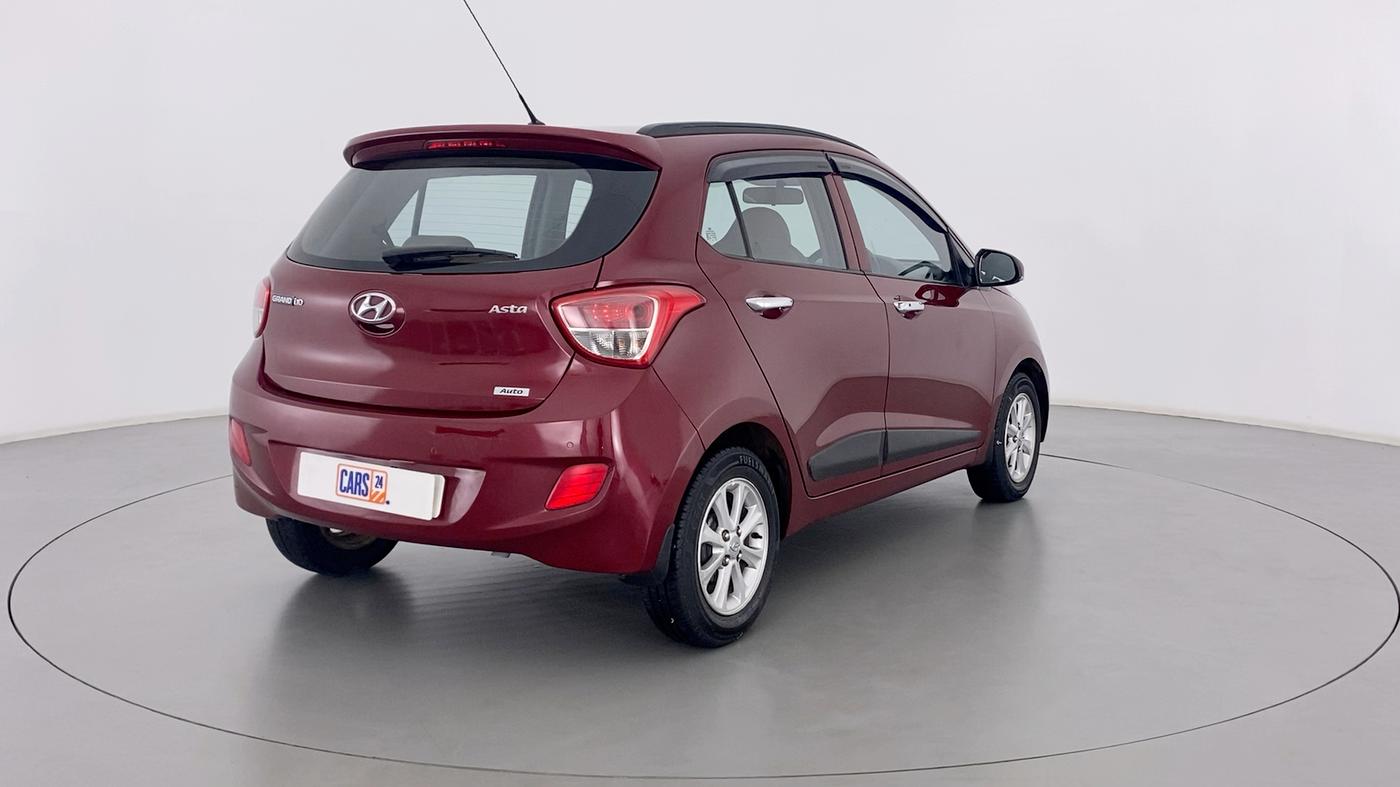 2016 Hyundai Grand i10 ASTA AT 1.2 KAPPA VTVT, Petrol, Automatic, 73,423 km, Right Back Diagonal