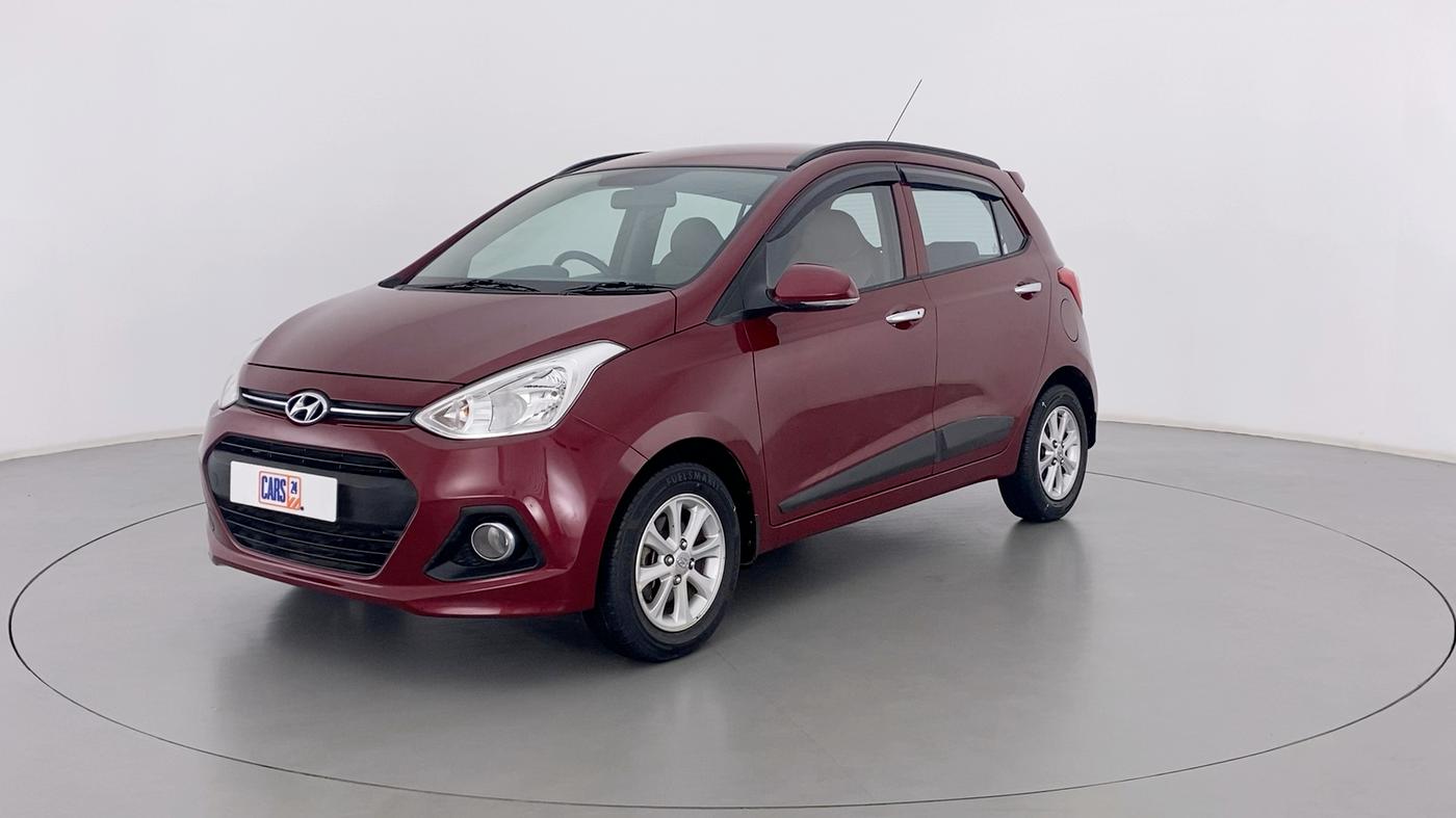 2016 Hyundai Grand i10 ASTA AT 1.2 KAPPA VTVT, Petrol, Automatic, 73,423 km, Left Front Diagonal