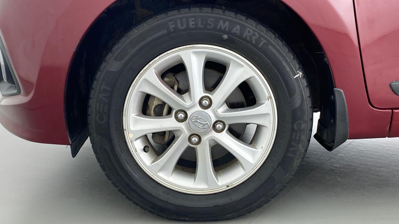 2016 Hyundai Grand i10 ASTA AT 1.2 KAPPA VTVT, Petrol, Automatic, 73,423 km, Left Front Wheel