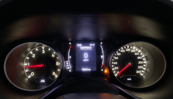 2017 Jeep Compass LONGITUDE (O) 2.0 DIESEL, Diesel, Manual, 70,504 km, Odometer Image