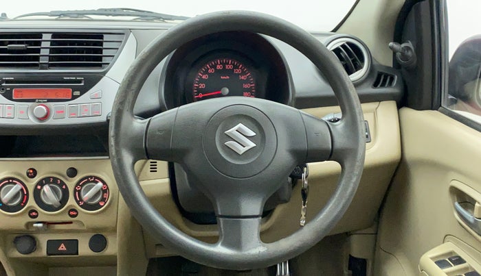 2012 Maruti A Star VXI, Petrol, Manual, 32,347 km, Steering Wheel Close Up