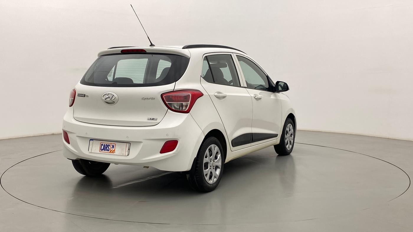 2016 Hyundai Grand i10 SPORTZ 1.2 KAPPA VTVT, Petrol, Manual, 22,982 km, Right Back Diagonal