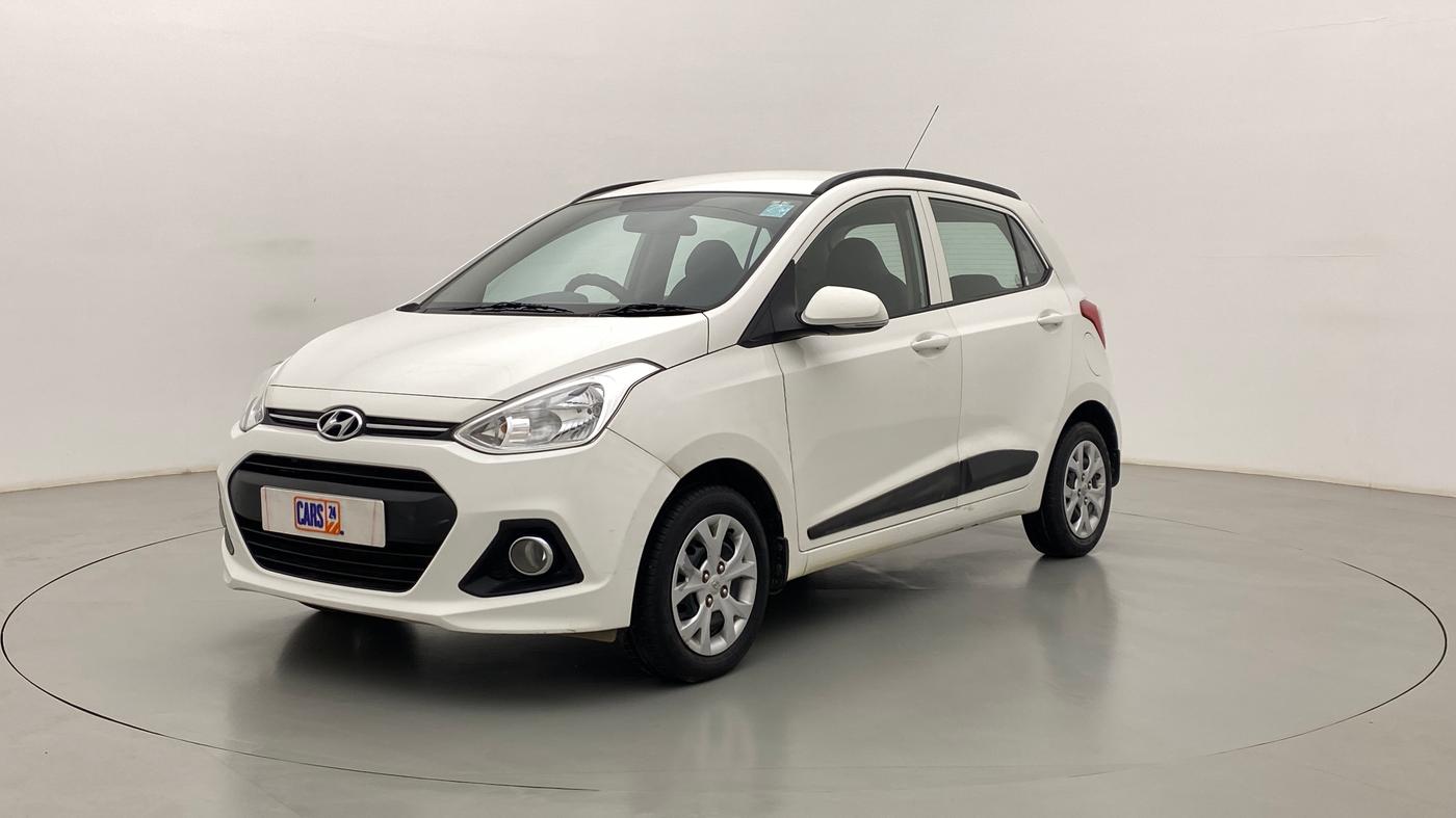 2016 Hyundai Grand i10 SPORTZ 1.2 KAPPA VTVT, Petrol, Manual, 22,982 km, Left Front Diagonal