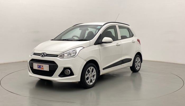 2016 Hyundai Grand i10 SPORTZ 1.2 KAPPA VTVT, Petrol, Manual, 22,982 km, Left Front Diagonal