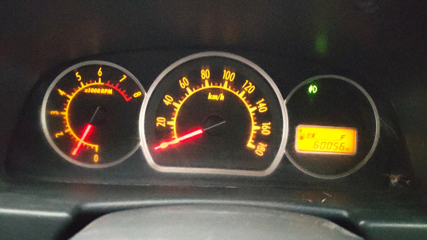 2013 Maruti Alto K10 VXI, Petrol, Manual, 60,033 km, Odometer Image