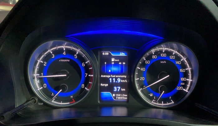 2019 Maruti Baleno ALPHA PETROL 1.2, Petrol, Manual, 73,830 km, Odometer Image