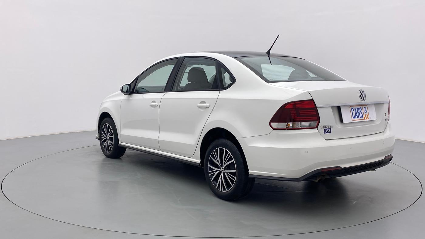 2020 Volkswagen Vento COMFORTLINE 1.0 TSI MT, Petrol, Manual, 65,501 km, Left Back Diagonal