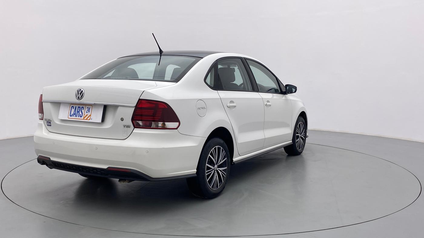2020 Volkswagen Vento COMFORTLINE 1.0 TSI MT, Petrol, Manual, 65,501 km, Right Back Diagonal