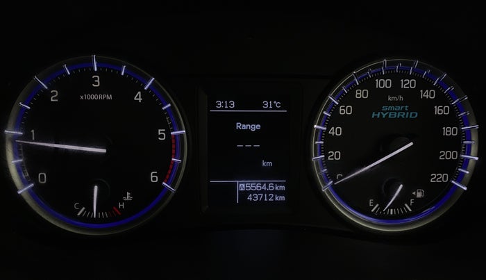 2018 Maruti S Cross ZETA 1.3, Diesel, Manual, 43,708 km, Odometer Image