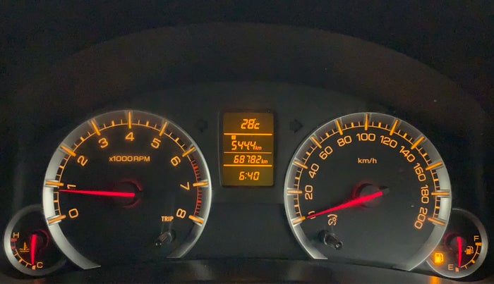 2016 Maruti Swift ZXI, Petrol, Manual, 68,781 km, Odometer Image