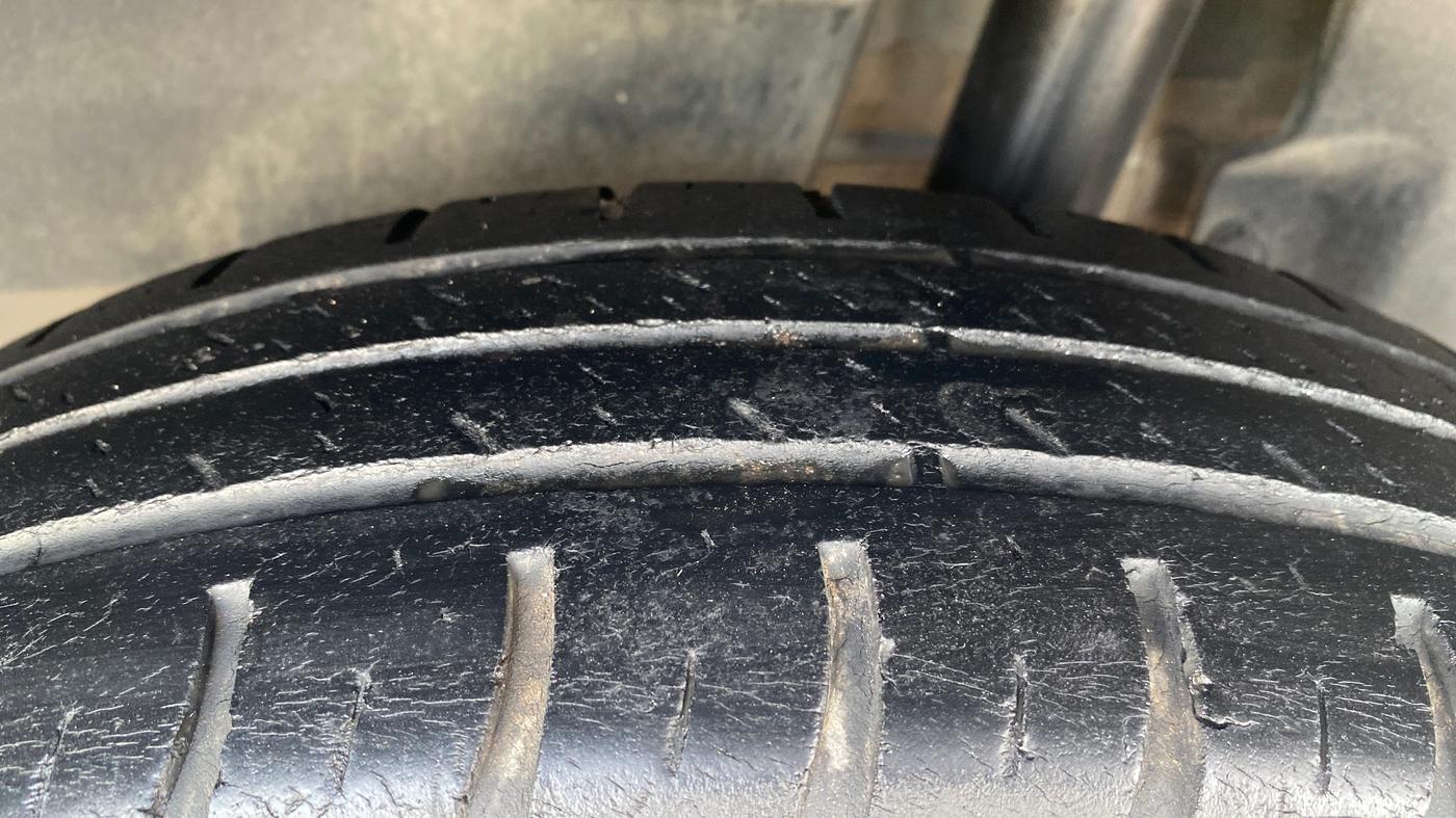 2021 Maruti Dzire VXI, Petrol, Manual, 62,655 km, Left Rear Tyre Tread