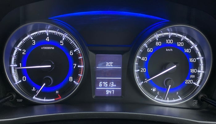2017 Maruti Baleno DELTA 1.2 K12, Petrol, Manual, 67,701 km, Odometer Image