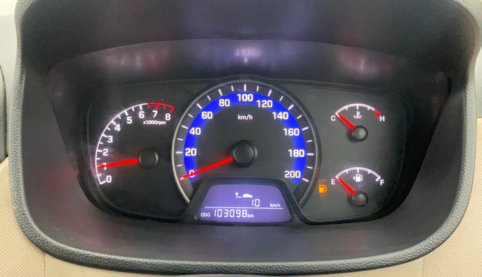 2017 Hyundai Xcent E+, Petrol, Manual, 1,03,048 km, Odometer Image