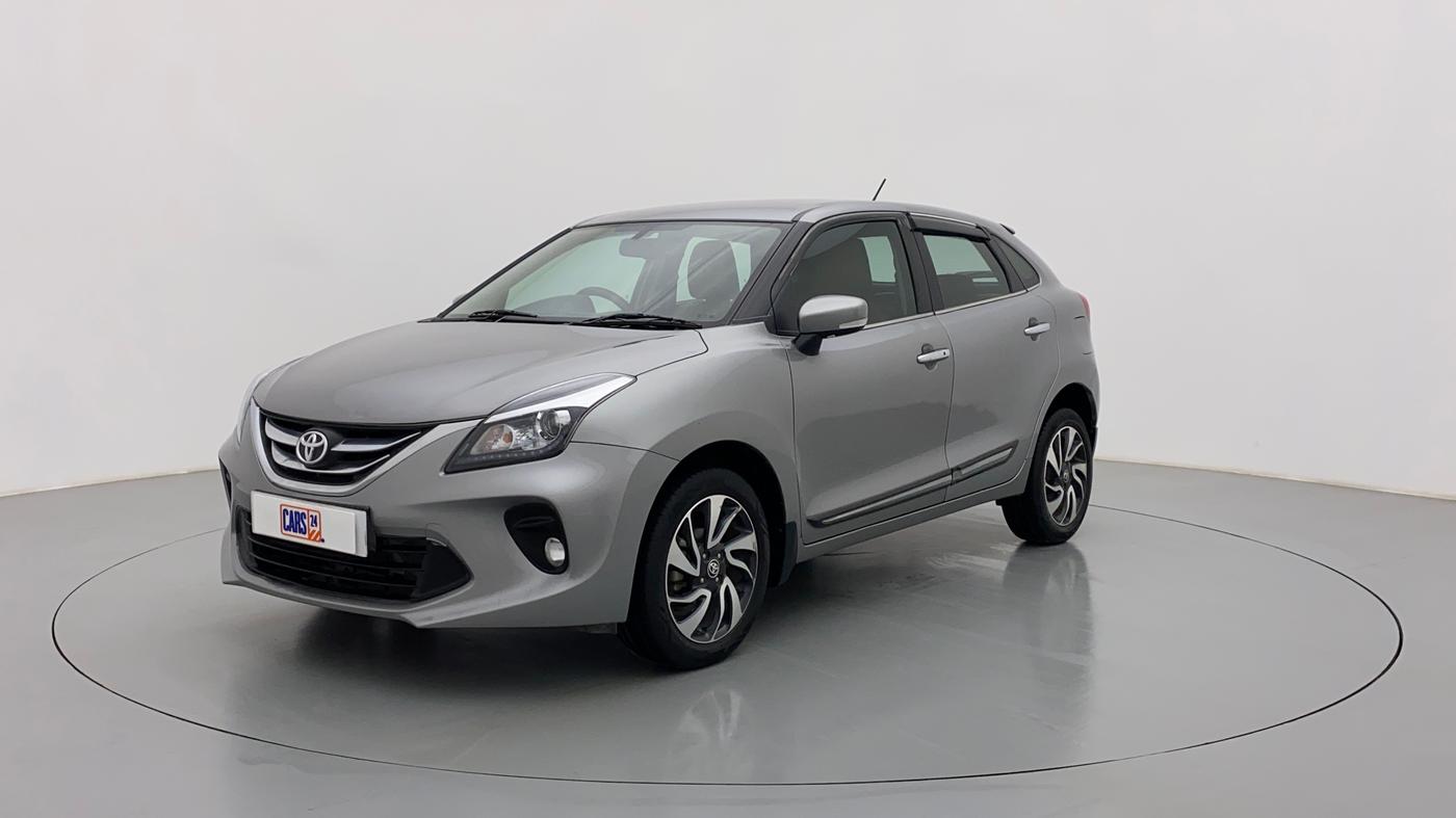 2020 Toyota Glanza V CVT, Petrol, Automatic, 39,377 km, Left Front Diagonal