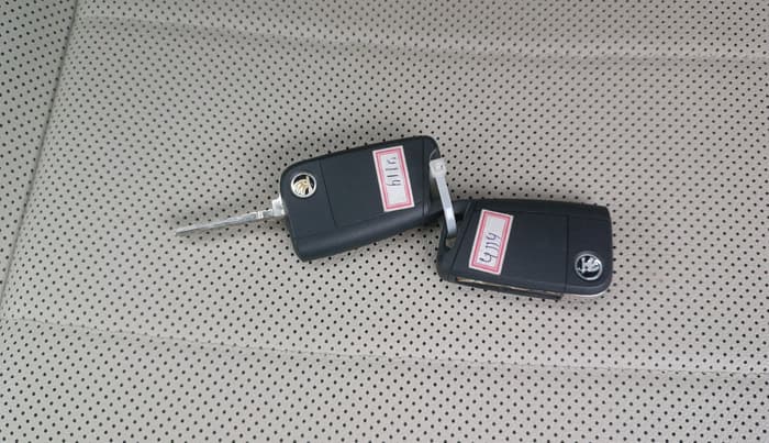 2022 Skoda SLAVIA STYLE 1.5L TSI DSG, Petrol, Automatic, 28,202 km, Key Close Up