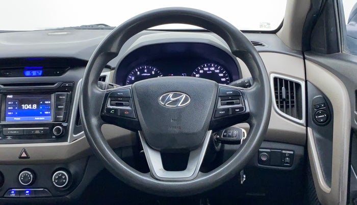 2016 Hyundai Creta E PLUS 1.6 PETROL, Petrol, Manual, 95,667 km, Steering Wheel Close Up