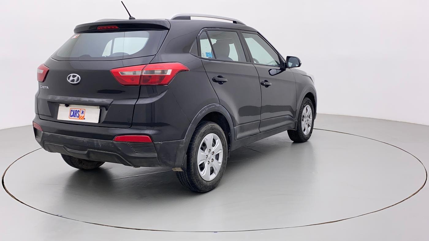 2016 Hyundai Creta E PLUS 1.6 PETROL, Petrol, Manual, 95,667 km, Right Back Diagonal