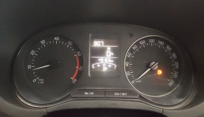 2017 Skoda Rapid AMBITION 1.6 MPI MT, Petrol, Manual, 43,118 km, Odometer Image