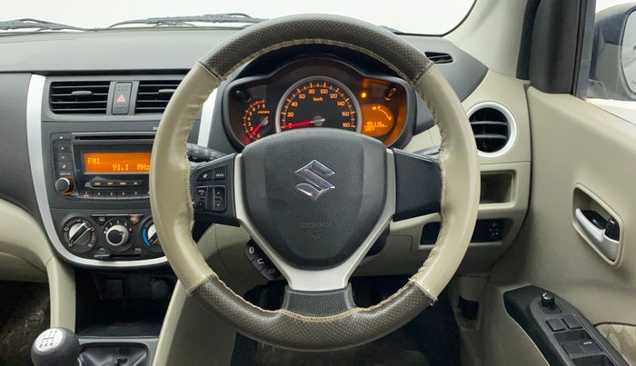 2015 Maruti Celerio ZXI, Petrol, Manual, 95,115 km, Steering Wheel Close Up