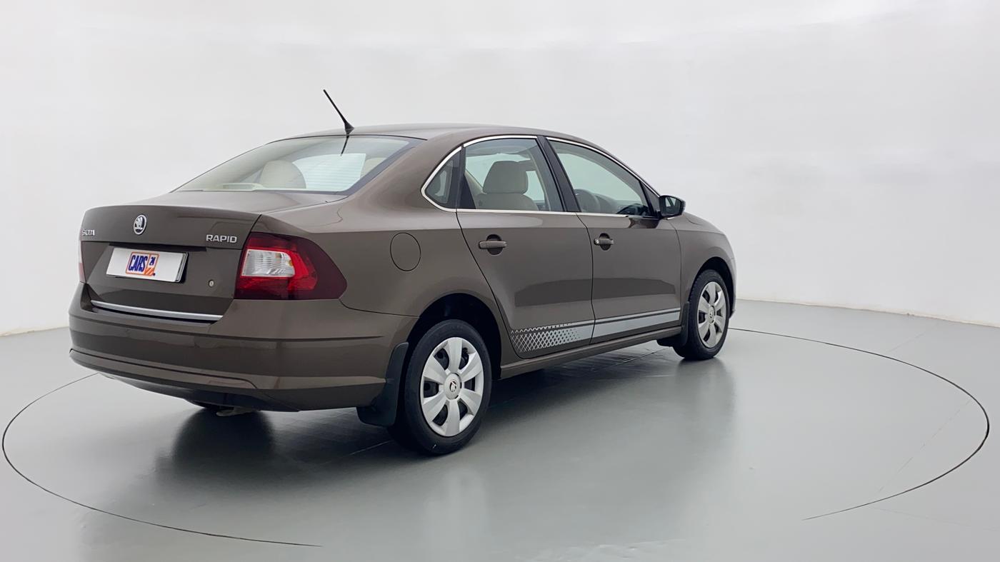 2020 Skoda Rapid ACTIVE 1.0 TSI, Petrol, Manual, 47,412 km, Right Back Diagonal